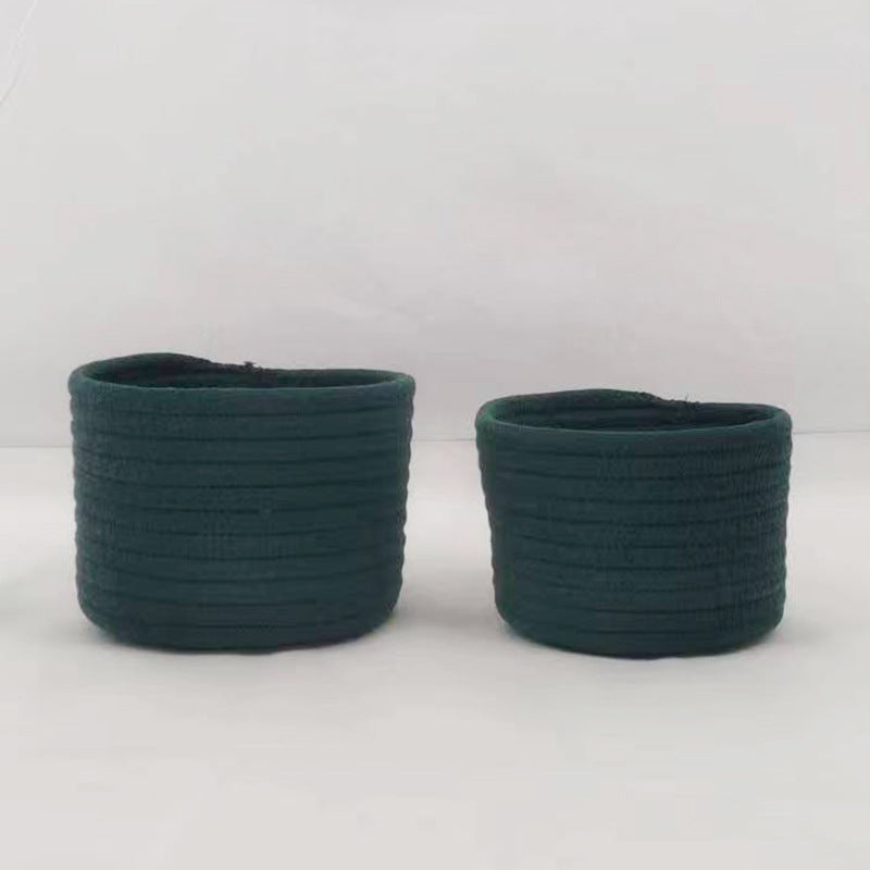 Desktop Storage Basket Hand-woven Without Handle