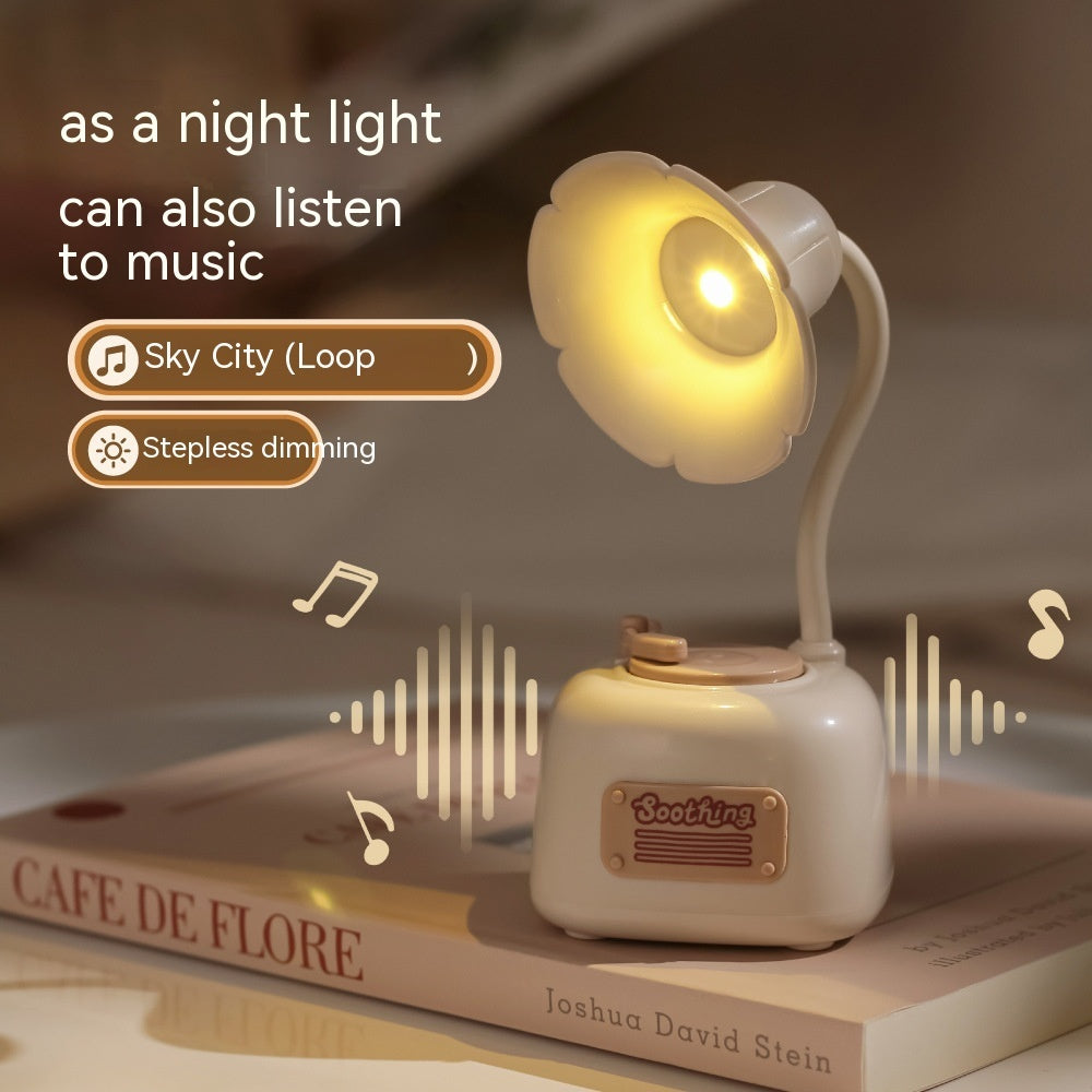 Creative Retro Phonograph Lamp Electrodeless Dimming Lights