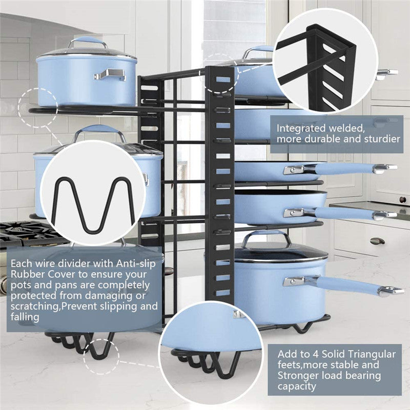 Bottom Pot Cutting Board Rack